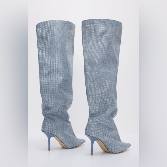 Diamond Slouchy Boot - Knee High - Good American - Picture 2 of 5